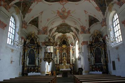 Frauenauer Kirche innen