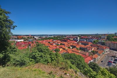 Blick über die Innenstadt vom Skansen Kronan