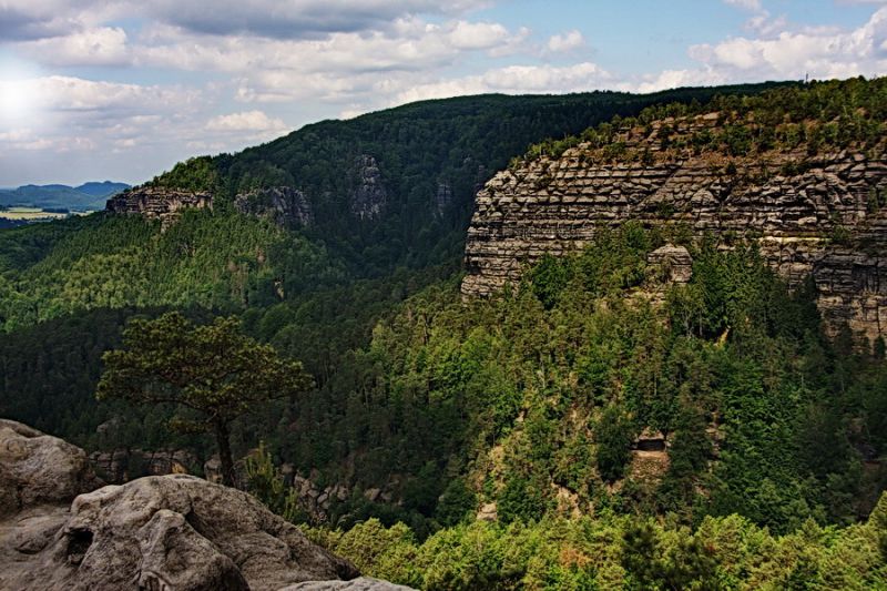 Aussicht beim Prebischtor