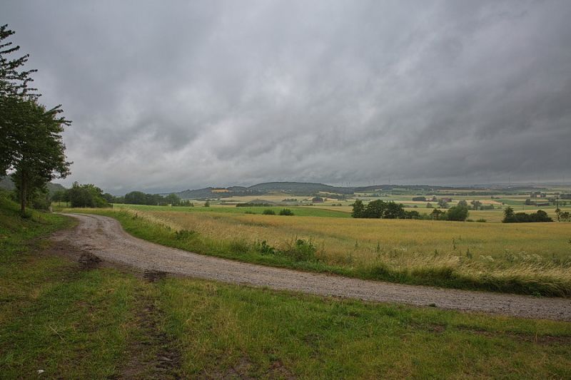 Zwischen Unteroestheim und Schnelldorf